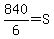 840%2F6=S