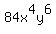 84x%5E4y%5E6