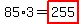 85%2A3=highlight%28255%29