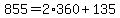 855=2%2A360%2B135