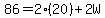 86=2%2820%29%2B2W