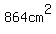 864cm%5E2