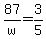 87%2Fw+=+3%2F5