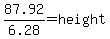 87.92%2F6.28=+height+
