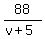 88%2F%28v%2B5%29