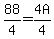 88%2F4=4A%2F4