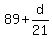 89+%2B+d%2F21