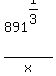 891%5E%281%2F3%29%2Fx