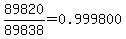 89820%2F89838=0.999800