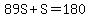 89S%2BS=180