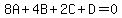 8A%2B4B%2B2C%2BD=0