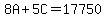 8A%2B5C=17750