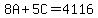 8A%2B5C=4116