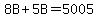 8B%2B5B=5005