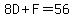 8D%2BF=56