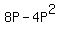 8P-4P%5E2