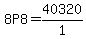 8P8=40320%2F1