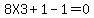 8X3%2B1-1=0