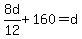 8d%2F12%2B160=d