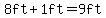 8ft+%2B+1ft+=+9ft