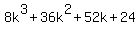 8k%5E3%2B36k%5E2%2B52k%2B24