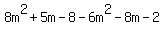 8m%5E2%2B5m-8-6m%5E2-8m-2
