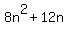 8n%5E2+%2B+12n