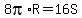 8pi%2AR=16S