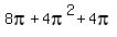 8pi%2B4pi%5E2%2B4pi