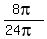 8pi%2F%2824pi%29