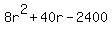 8r%5E2%2B40r-2400
