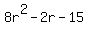 8r%5E2-2r-15