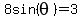 8sin%28theta%29=3