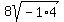 8sqrt%28-1%2A4%29