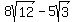 8sqrt%2812%29-5sqrt%283%29