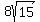 8sqrt%2815%29