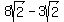8sqrt%282%29+-+3sqrt%282%29