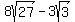 8sqrt%2827%29-3sqrt%283%29