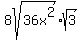 8sqrt%2836x%5E2%29%2Asqrt%283%29