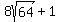 8sqrt%2864%29%2B1
