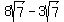 8sqrt%287%29-3sqrt%287%29