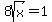 8sqrt%28x%29=1