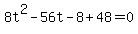 8t%5E2+-+56t+-+8+%2B+48+=+0
