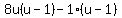 8u%28u-1%29-1%28u-1%29