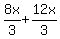 8x%2F3%2B12x%2F3