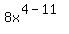8x%5E%284-11%29