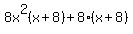 8x%5E2%28x%2B8%29%2B8%28x%2B8%29