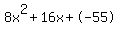 8x%5E2%2B16x%2B-55