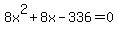 8x%5E2%2B8x-336=0