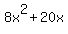8x%5E2+%2B+20x